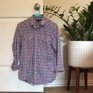 Banana Republic snap button shirt